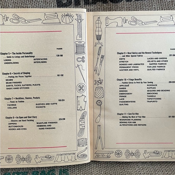 Vintage Sewing Book - Softcover large reference book - 1972 - Picture 5 of 13
